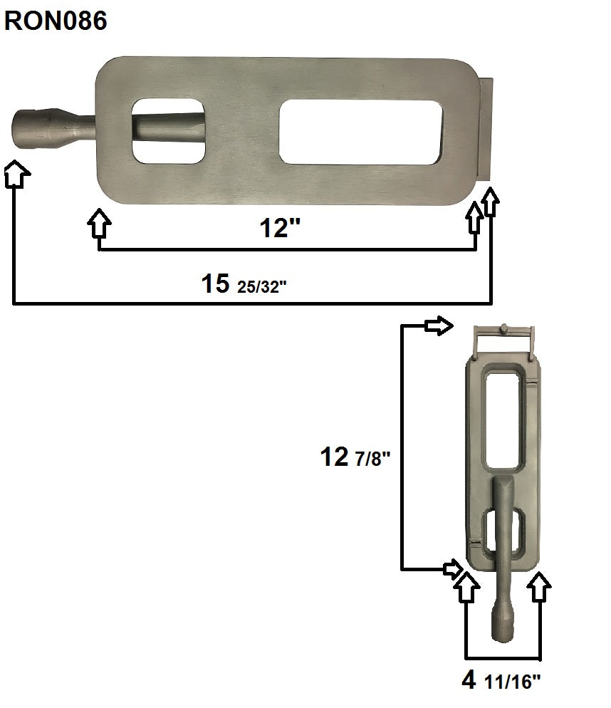 RON086, Burner Sizes
