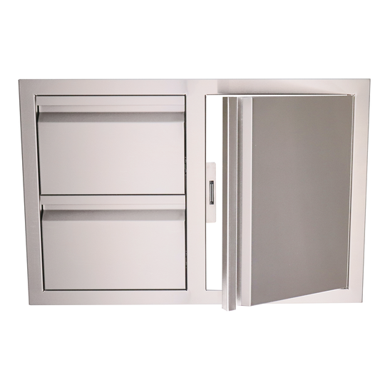 Double Drawer / Door Combo