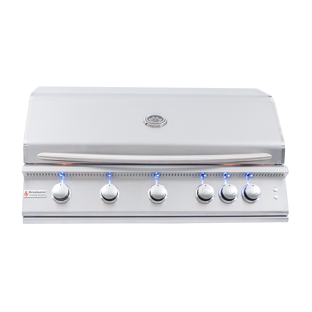 40" Premier Series Built-In Grill Head w/ LED Lights - RJC40AL