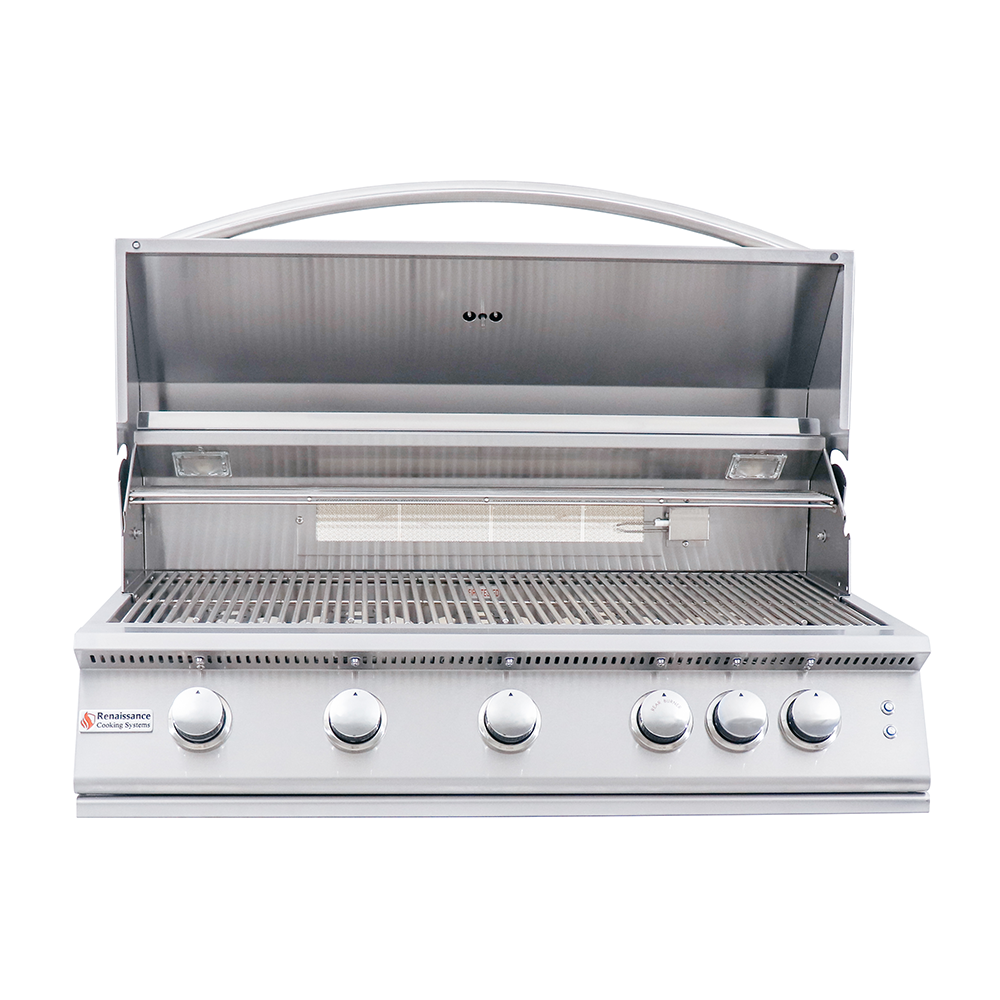 40" Premier Series Built-In Grill Head w/ LED Lights - RJC40AL