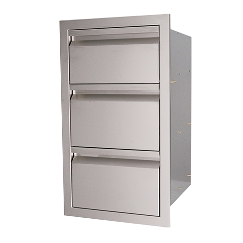 Double Drawer w/ Paper Towel Holder